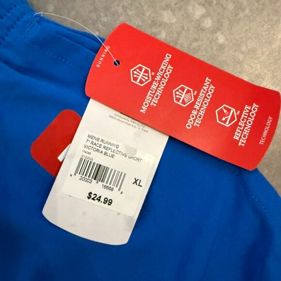 BCG Men’s Running Shorts 7” Inseam – Victoria Blue – Size XL - Picture 5 of 12